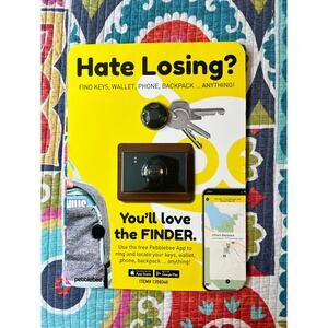 Brand New Pebblebee Finder - Great For Keys Wallet Phone Backpack Apple Google